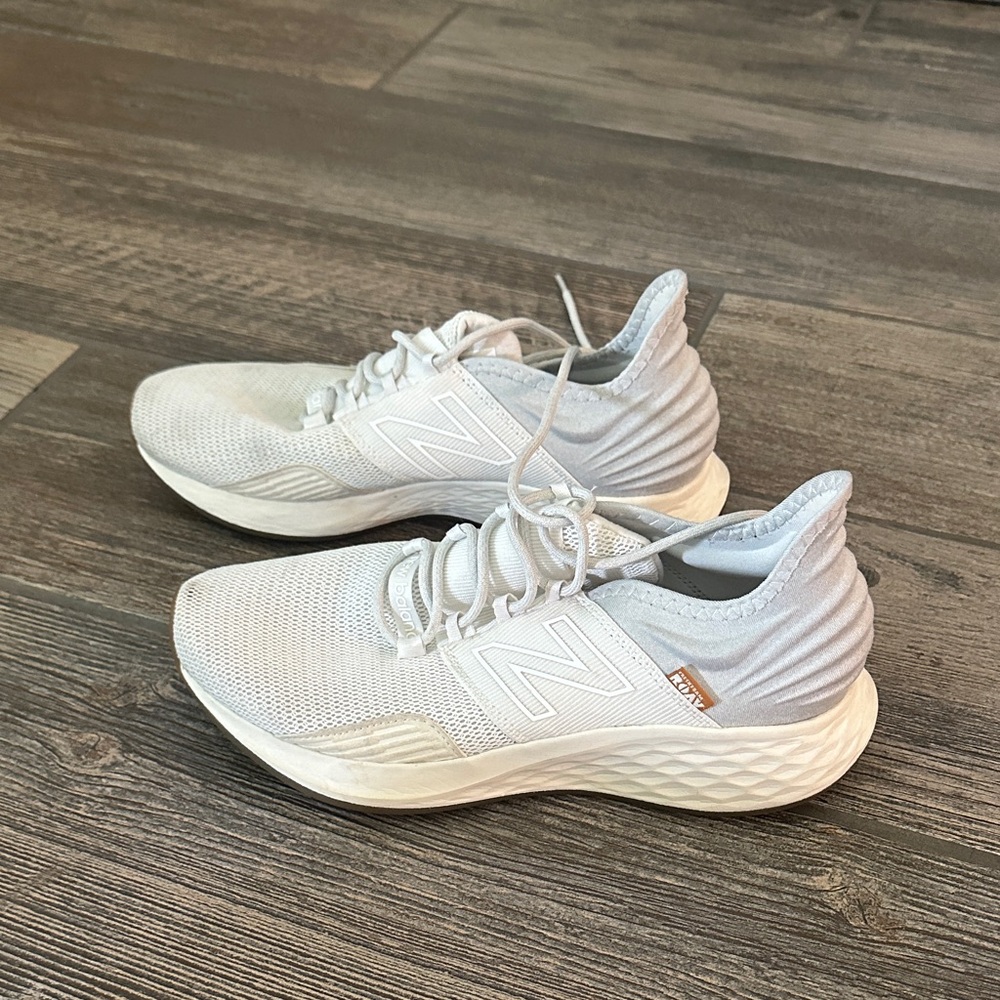 New Balance White Athletic Sneakers